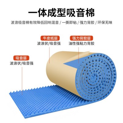 隔音棉自粘吸音棉批发隔音板卧室家用墙体海绵鸡蛋棉卷材隔音材料图3