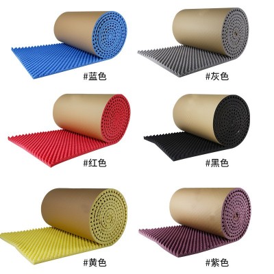 隔音棉批发 消音卷棉复合材料隔音棉背胶ktv鸡蛋棉墙体阻燃吸音棉图2