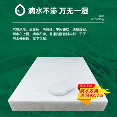 天戈无甲醛憎水棉吸音体白棉48kg玻璃吸音棉体育馆学校空间吸声体图2