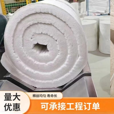 防火隔热棉耐高温50mm鲁阳硅酸铝针刺毯蒸汽管道96k陶瓷纤维毯图3