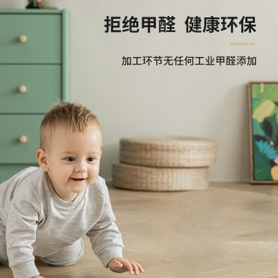 晶华装饰护墙板免漆木纹面板竹木纤维集成墙板无缝开槽背景墙装饰图4