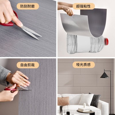 仿瓷砖贴纸墙面装饰墙板卫生间防水防潮遮丑铝塑板大理石木纹墙贴图3