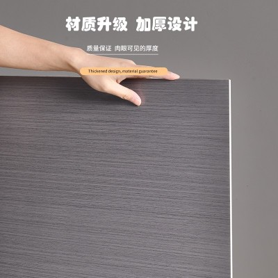 仿瓷砖贴纸墙面装饰墙板卫生间防水防潮遮丑铝塑板大理石木纹墙贴图5