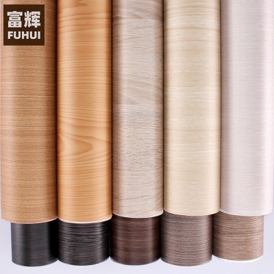 韩版加厚木纹贴纸自粘家具翻新铝密度板PVC墙纸贴膜跨境小卷定制图2