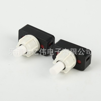 专业生产 PBS-17A白色按钮黑色底座按钮开关 YW4-320按钮开关图2