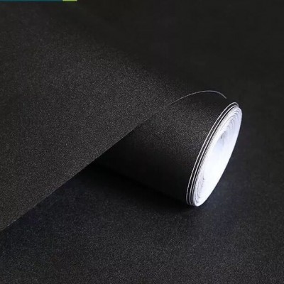 黑色PVC波音软片自粘墙纸冰晶画无框画相册耗材背面黑磨砂柜贴膜