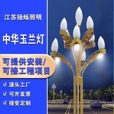 中华灯玉兰灯led户外广场大型组合灯景观市政道路灯源头厂家批发