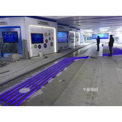 弧形埋地灯条 防水IP67 LED成品线性灯 彩色玻璃灯带 10厘米宽 QY-TL01图2