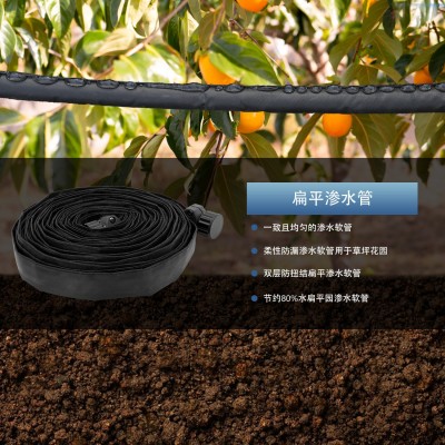 厂家跨境专供 贴片式滴灌带 蔬菜果园灌溉滴灌滴管 OEM渗水管图2