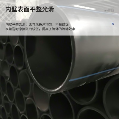 京通厂家现货供应HDPE给水管PE穿线管市政工程水管大口径灌溉pe图4