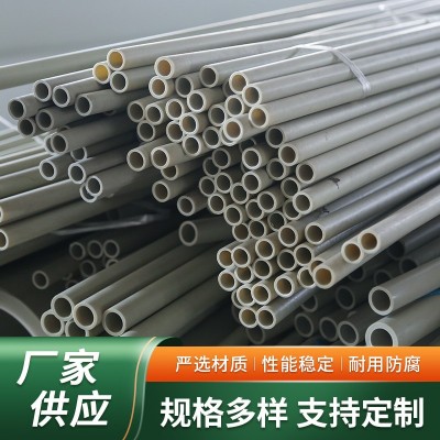 供应pph管道聚丙烯管PPH管材大口径PPH管PPH阻燃管塑料管道图3