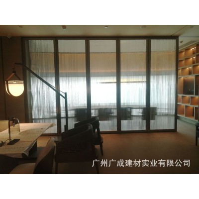 活动隔断铝合金办公室高密度板移动折叠推拉门客厅书房屏风、类图4