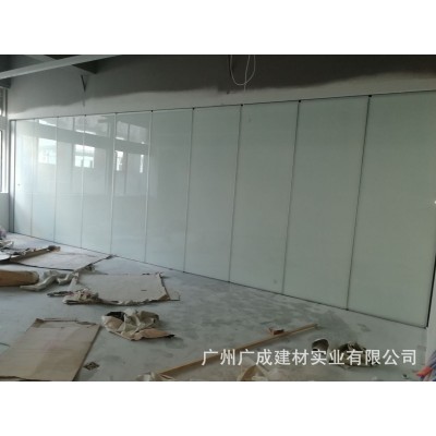 活动隔断铝合金办公室高密度板移动折叠推拉门客厅书房屏风、类图2