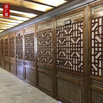 酒店活动隔断墙饭店包厢宴会厅隔断门办公室可移动隔断电 动隔断墙图4