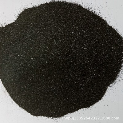 金刚砂亮黑砂铜矿砂混泥土地坪骨料金刚砂喷砂除锈金刚砂硬度高图3