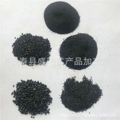 喷砂除锈用石英砂 普通黄色石英砂 耐磨地坪黑色石英砂图4