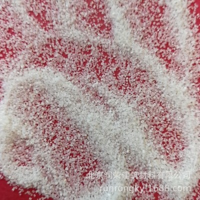 工厂大量供应 质感漆圆粒砂 艺术涂料石英沙 真石漆颜色彩砂 岩片