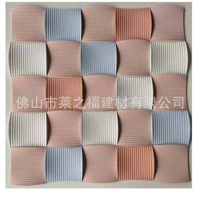 3D立体水泥砖佛山工厂艺术造型水泥材质砖异型背景墙砖网红新材料图3