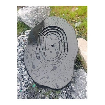 石雕喷泉 庭院石 水钵 黑山石制作 新中式 流水摆件 黑山石异形图5