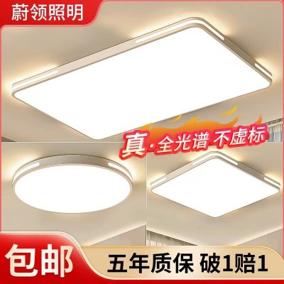 超薄led吸顶灯北欧圆形长高档灯具简约现代家用阳台房间主 卧室灯