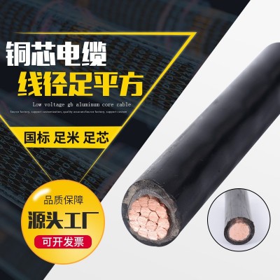 批发低压绝缘铜芯电缆 聚氯乙烯护套地埋工程用铜芯电力电缆