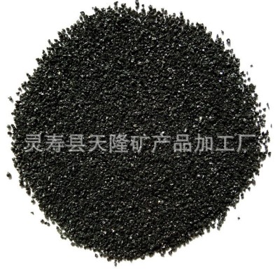 厂家供应金刚砂 地坪喷砂除锈用彩沙 黑色石英砂 棕刚玉耐磨损图5