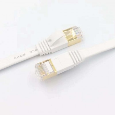 cat8扁平网线 八类万兆铜芯网络线 40G中性0.25-20米 现货黑白色图4