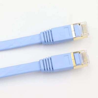 cat8扁平网线 八类万兆铜芯网络线 40G中性0.25-20米 现货黑白色图3