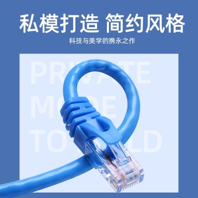厂家直供网线超六类cat6 e千兆成品网络跳线高速连接线网络线RJ45图4