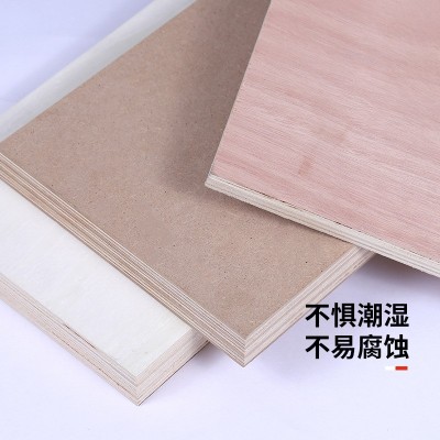 多层板胶合板厂家可贴木皮做油漆基板科技木厘家具板批发图4
