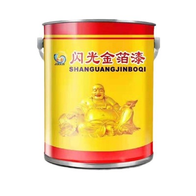 超亮水性烫金漆24K金粉漆金箔漆金色油漆闪光黄金漆罗马柱墓碑金图5