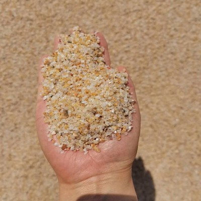 石英砂耐火材料 水处理滤料硅砂 陶瓷磨料草坪填充用石英砂石英粉图2