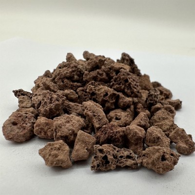 厂家批发红色火山石颗粒鱼缸底砂造景增色水族装饰滤材火山岩滤料图3