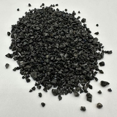 厂家批发金刚砂磨料喷砂除锈金属抛光亮黑砂耐磨地坪骨料金刚砂图4
