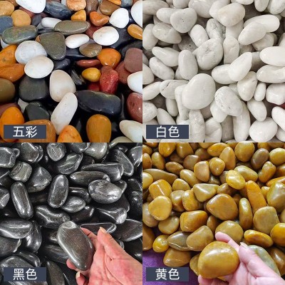 精抛鹅卵石工程铺路庭院铺地园林造景鱼缸花盆水培装饰原石雨花石图3