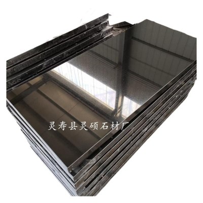 供应山西黑石材厂家 山西黑墓碑 中国黑陵园草坪碑天然石黑石碑图5