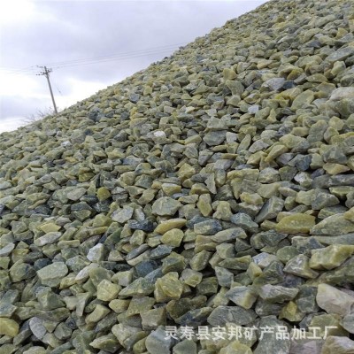 丹东绿矿山直发透水骨料绿石子园林绿化装饰室内外水磨石洗米石图2