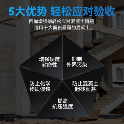 混凝土表面回弹增强剂高效渗透提升水泥表面强度砼混泥土增强剂图4
