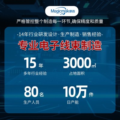 汽车充电插头连接线束 新能源汽车线束 电动车电源线束批发图2