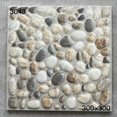 复古灰色仿古砖300x300卫生间墙砖厨房防滑鹅卵石小地砖阳台瓷砖图3