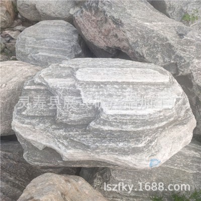 园林景观石泰山石河冲石公园草坪石小区别墅绿地景石泰山石景观石图2