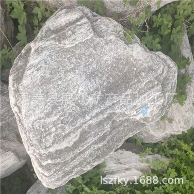 园林景观石泰山石河冲石公园草坪石小区别墅绿地景石泰山石景观石