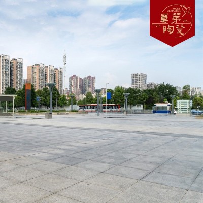 厂家定制生态地铺石600×600pc砖石英砖广场户外庭院防滑地砖图3