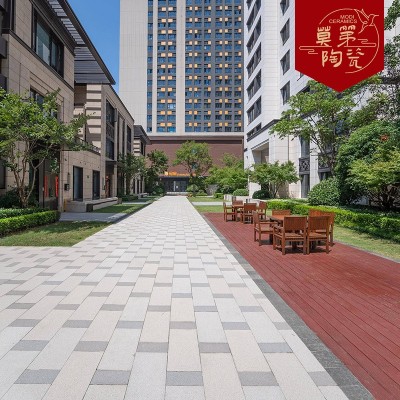 厂家定制生态地铺石600×600pc砖石英砖广场户外庭院防滑地砖图4