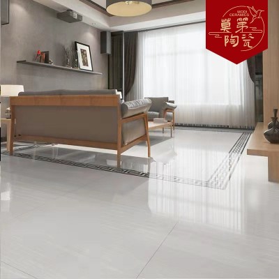 加厚黄白聚晶工程玻化砖800x800抛光砖600x600防滑地砖耐磨