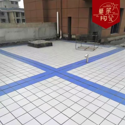 厂家定制全瓷户外彩色瓷砖200X200汽车4S店砖抗冻耐磨防滑广场砖图3