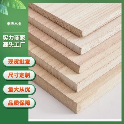 厂家直销30厚木板桐木实木板桐木拼板指结板桌面板棺木板图2