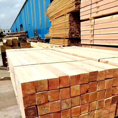 38*88建筑方木厂家铁杉花旗松辐射松工程工地松木建筑木方图5