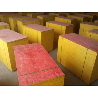 东莞厂家直销松木建筑模板工地胶合板红板周期长易固定易脱模图2