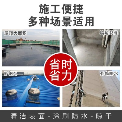防水涂料屋顶专用防水补漏顶楼堵漏王大面积水性聚氨酯防水材料图2